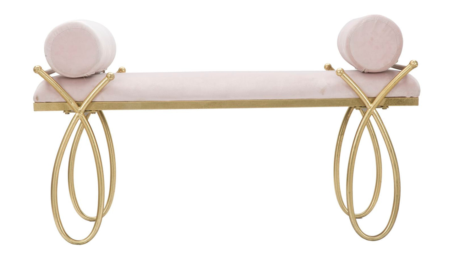 Banco Ribbon Rosa Cm 112,5x49x53
