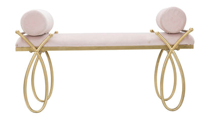 Banco Ribbon Rosa Cm 112,5x49x53