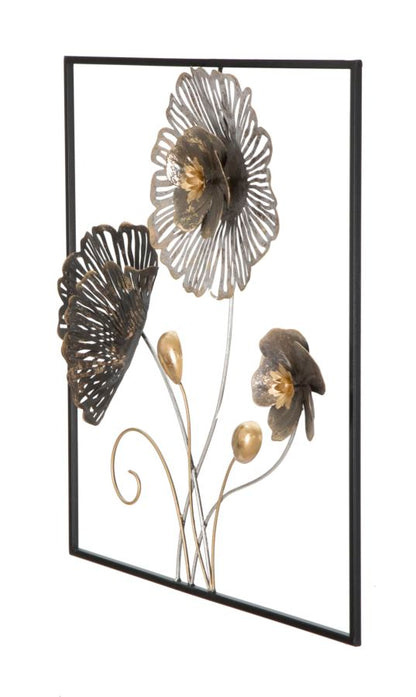 Painel em Ferro Quadrado Cm 50x5,5x50