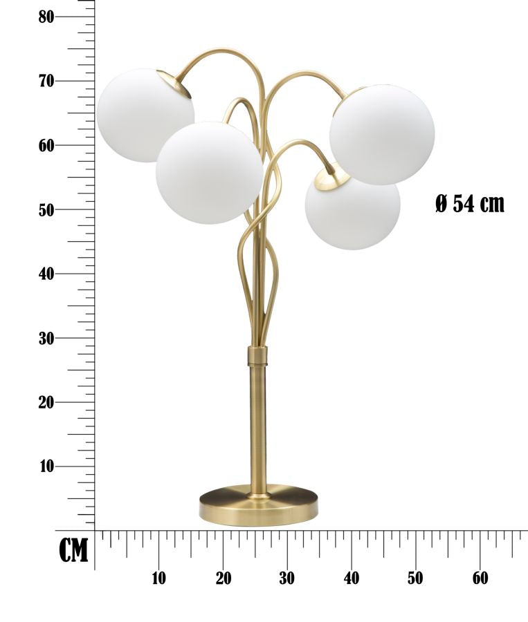 Candeeiro de Mesa Glamy 4 Light Cm ø 53x74