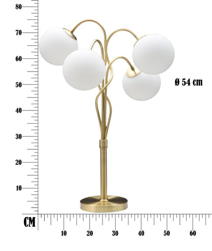 Candeeiro de Mesa Glamy 4 Light Cm ø 53x74