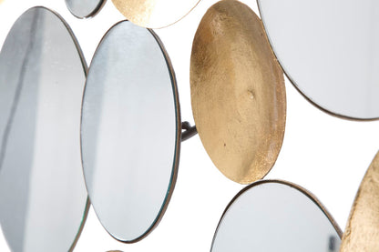Painel Dourado Mirror Glam Cm 118x2,5x60