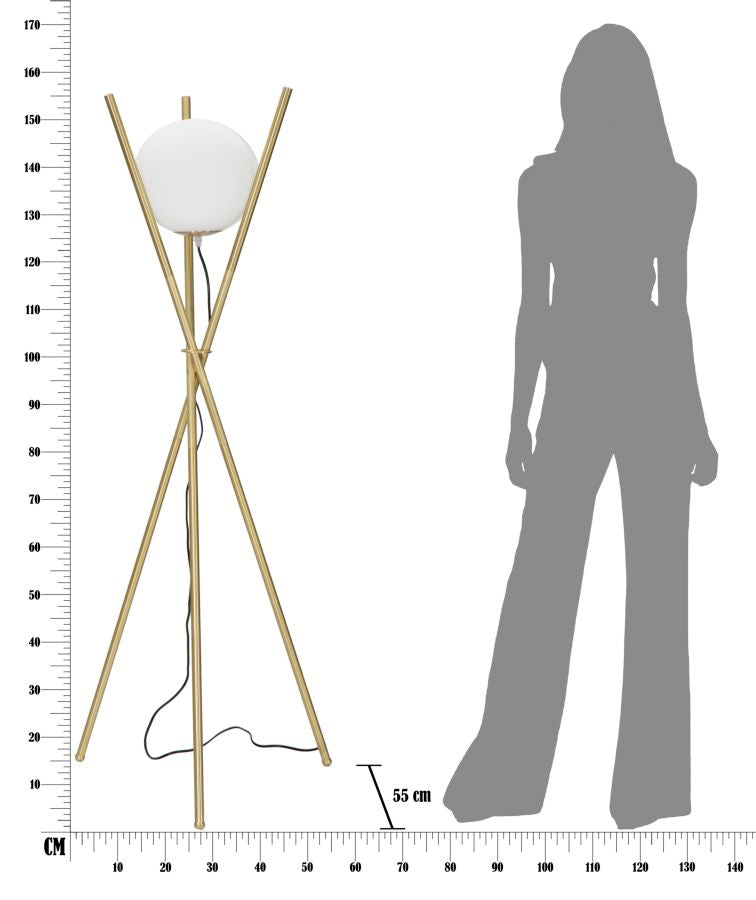 Candeeiro de Pé Glamy x Cm ø 55x155