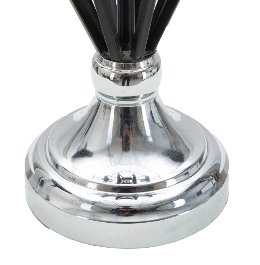 Candeeiro de Mesa Darky Prateado Cm ø 28x56