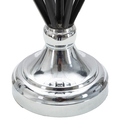 Candeeiro de Mesa Darky Prateado Cm ø 28x56