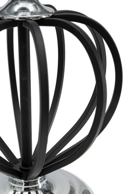 Candeeiro de Mesa Darky Prateado Cm ø28x44,5