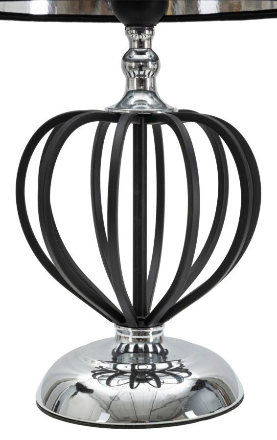 Candeeiro de Mesa Darky Prateado Cm ø28x44,5