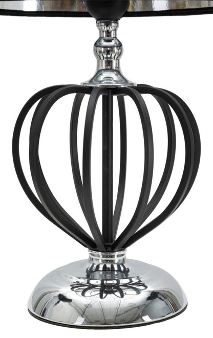 Candeeiro de Mesa Darky Prateado Cm ø28x44,5