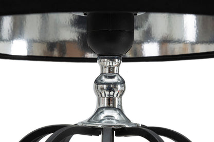 Candeeiro de Mesa Darky Prateado Cm ø28x44,5