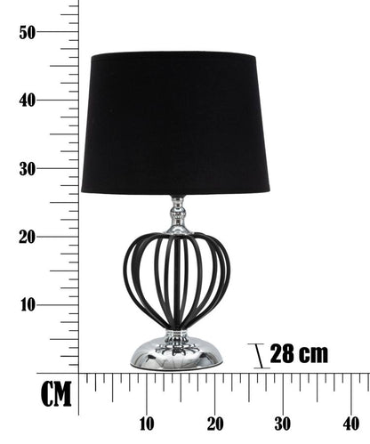 Candeeiro de Mesa Darky Prateado Cm ø28x44,5