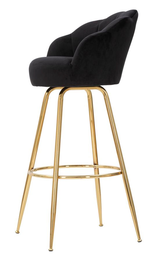 Banco Bar Vienna Preto Cm 55x53x110