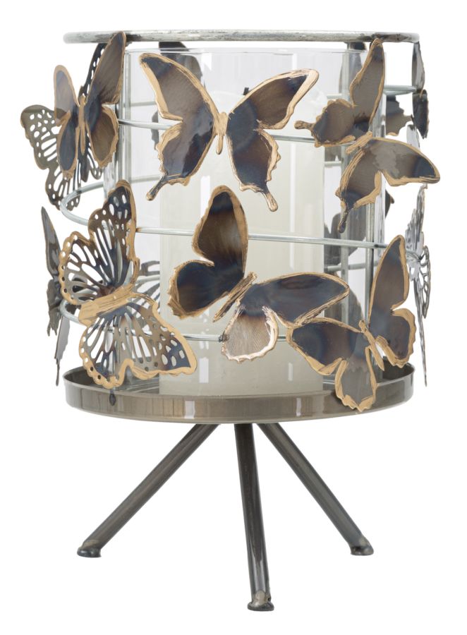 Porta velas Borboletas Cm 15x23,3