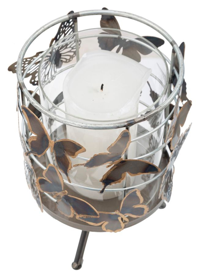 Porta velas Borboletas Cm 15x23,3