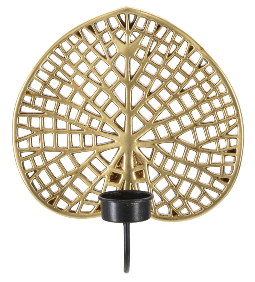 Porta velas de Parede Lotus Cm 20x8x22,2