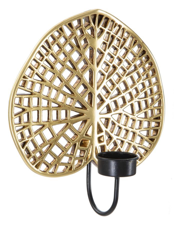 Porta velas de Parede Lotus Cm 20x8x22,2