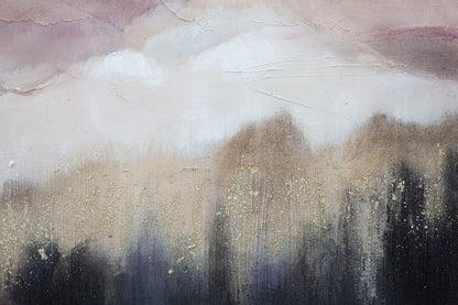 Pintura Sobre Tela Pink Mountain Cm 80x2,7x60