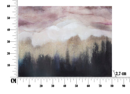 Pintura Sobre Tela Pink Mountain Cm 80x2,7x60
