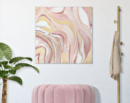 Pintura Sobre Tela Pinkly Cm 80x2,8x80