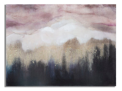 Pintura Sobre Tela Pink Mountain Cm 80x2,7x60