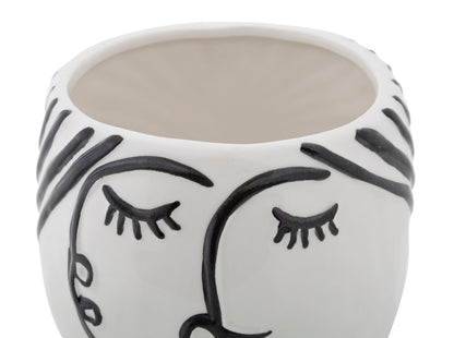 Jarra Pot Rosto Cm ø 14x18,2