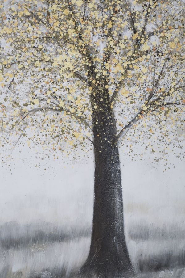 Pintura Sobre Tela Tree Simple -A- Cm 80x3,8x120