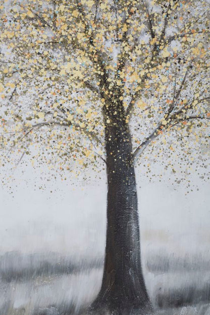 Pintura Sobre Tela Tree Simple -A- Cm 80x3,8x120