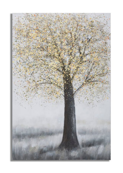 Pintura Sobre Tela Tree Simple -A- Cm 80x3,8x120
