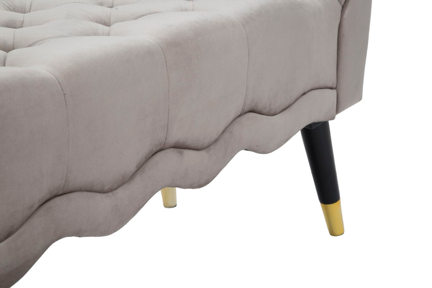 Banco Paris Grigia Dourado Cm 120x40x60