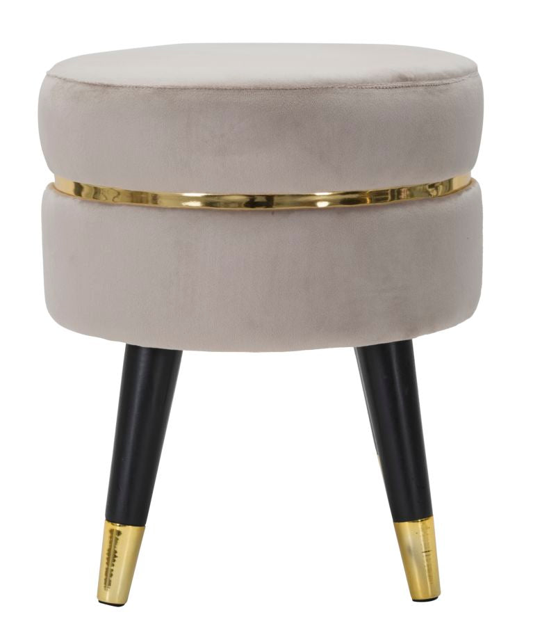 Banco Paris Grigio Dourado Cm ø 35x40,5
