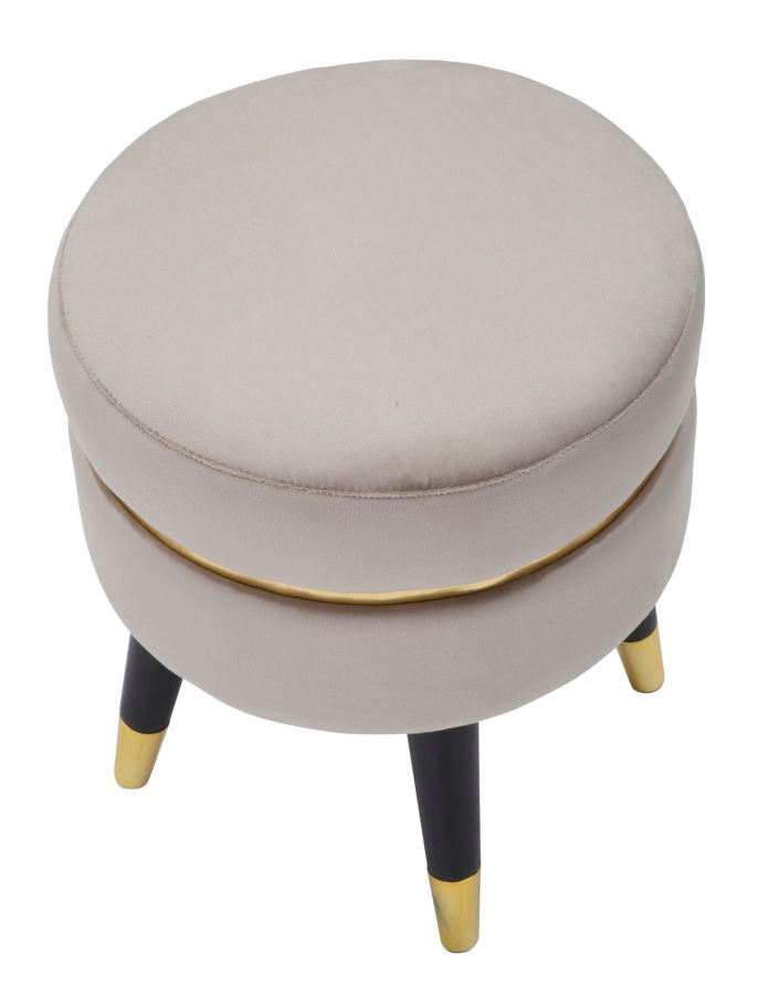 Banco Paris Grigio Dourado Cm ø 35x40,5