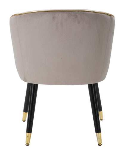 Poltrona Paris Grigia Dourado Cm 62x58x78