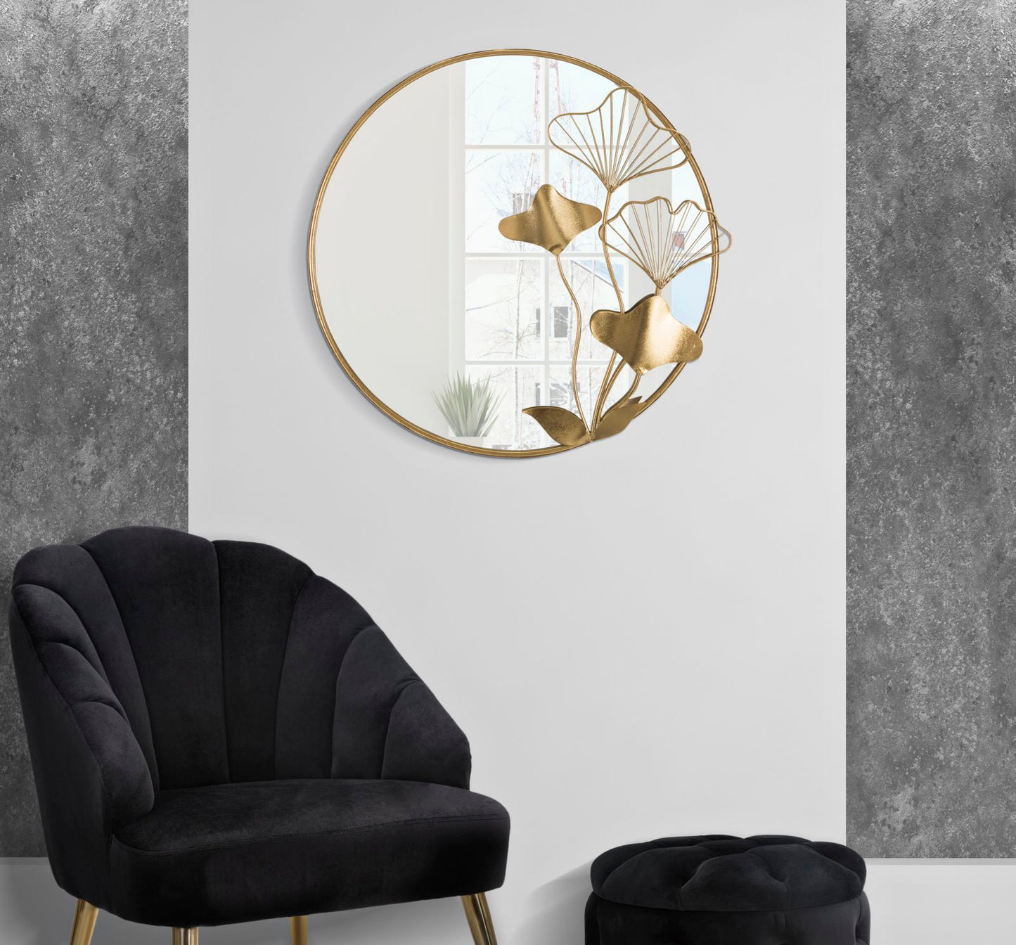 Espelho With Flor Cm 75x3,5x72