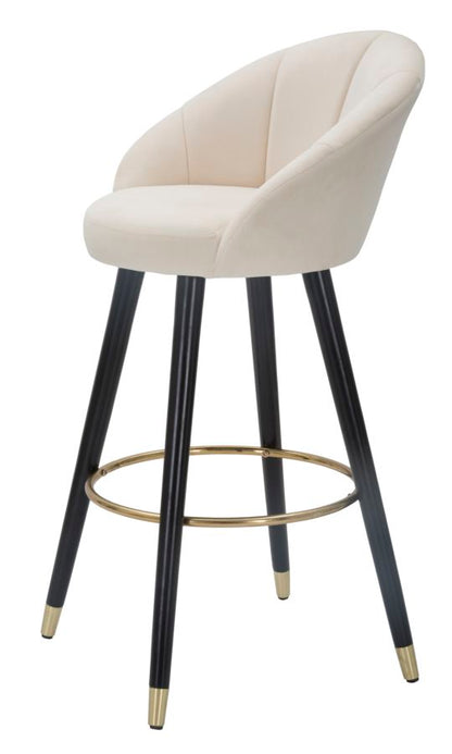 Banco Bar Prague Creme Cm 55x56x104