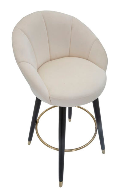 Banco Bar Prague Creme Cm 55x56x104