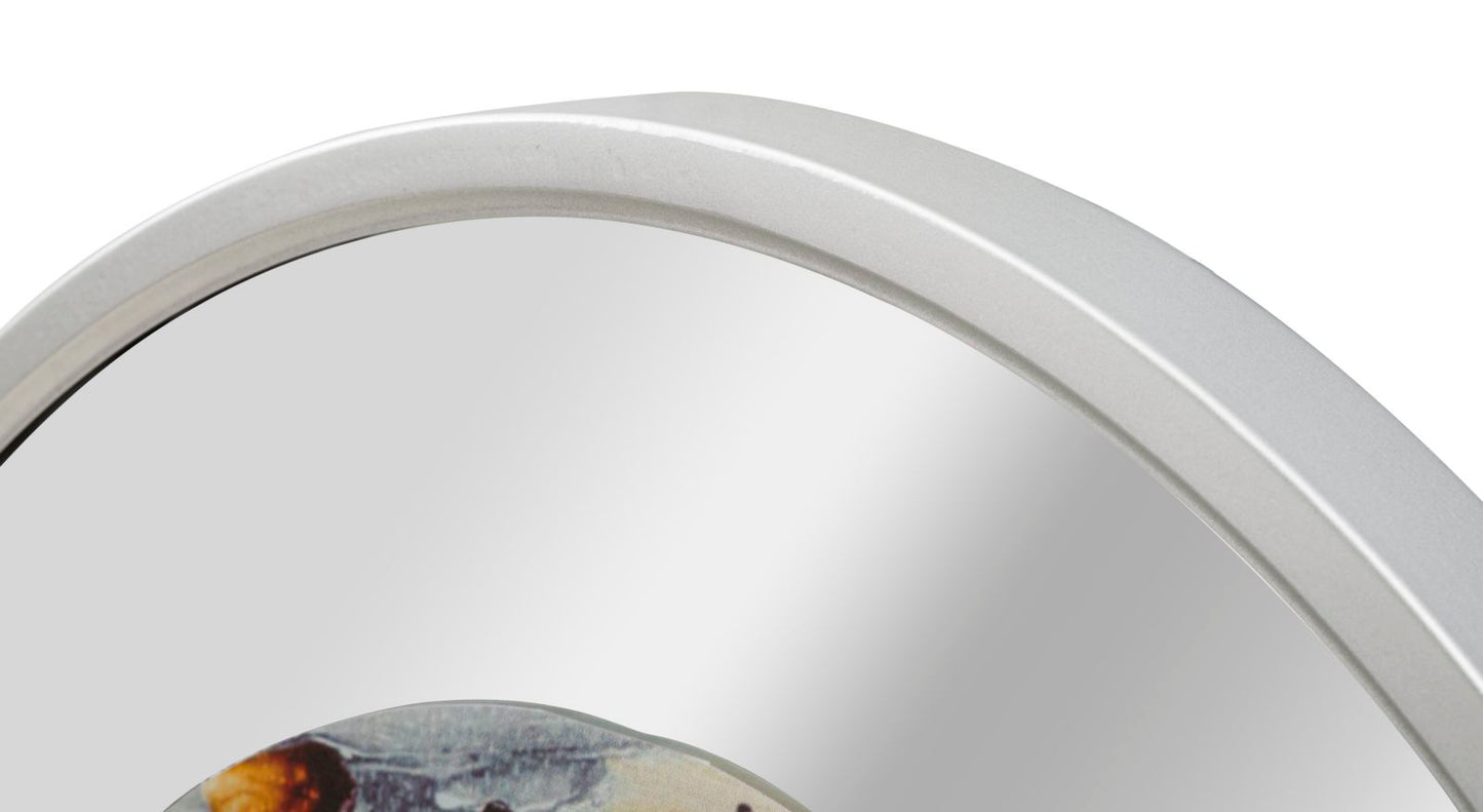 Relógio de Parede Mirror Grey Cm ø 60x5