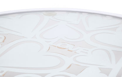 Mesas Auxiliares Branco Harts Par Cm ø 43x60-38x55