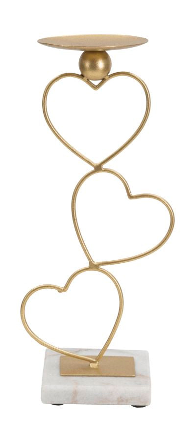 Porta velas Hearts Cm 14,5x10x32,5