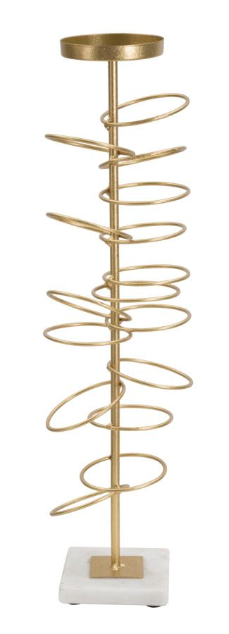 Porta velas Rings Cm 14x13x50,5