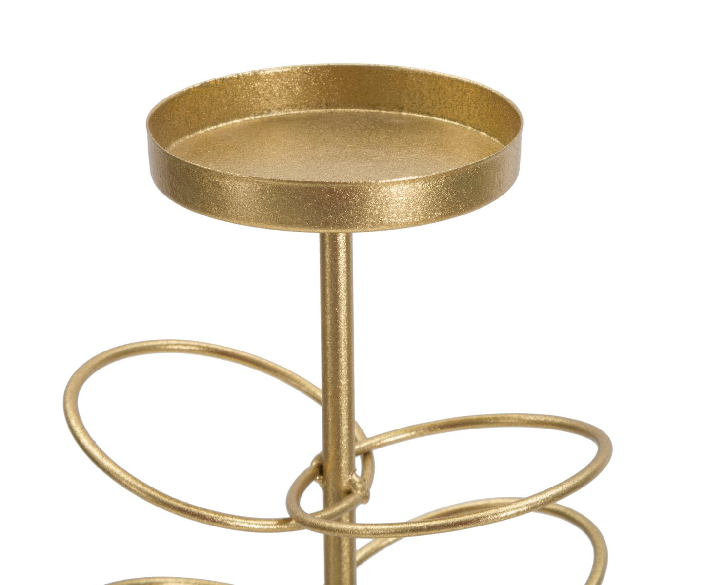 Porta velas Rings Cm 14x13x46