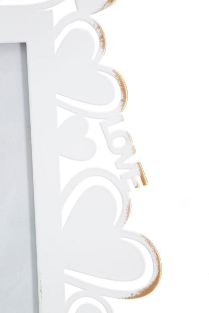 Moldura Coração Cm 25x14,5x27,7 Min 2 (medida Interna Cm 12,5x17,5)