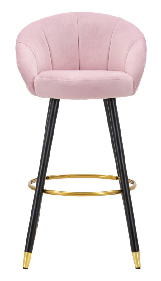 Banco Bar Prague Rosa Cm 55x56x104