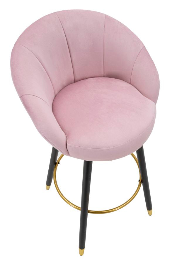 Banco Bar Prague Rosa Cm 55x56x104
