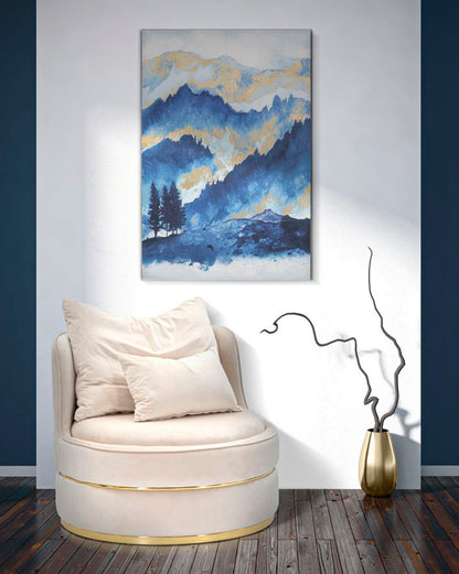Estampa pintada Mountain Tree Cm 80x3x120