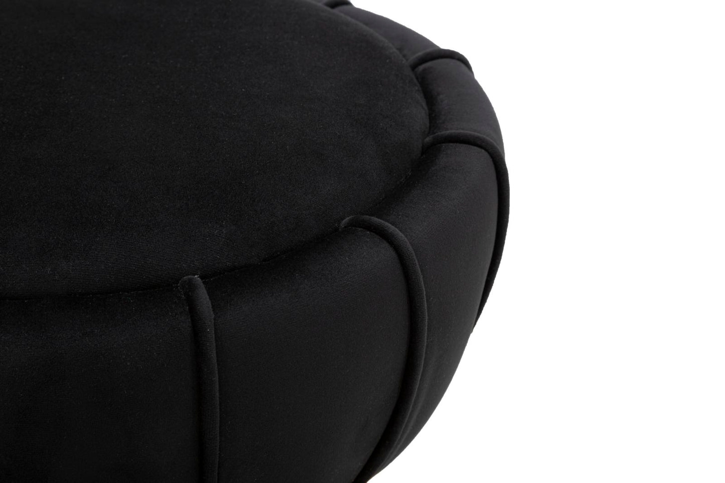 Banco Flor Cm Preto Cm ø 40x44