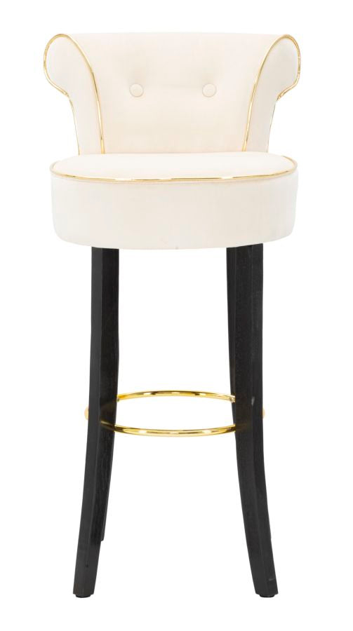 Banco Bar Luxy Creme Cm C-46x48x96