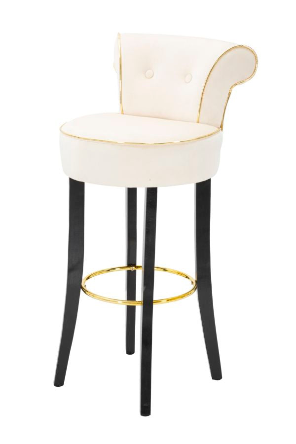 Banco Bar Luxy Creme Cm C-46x48x96