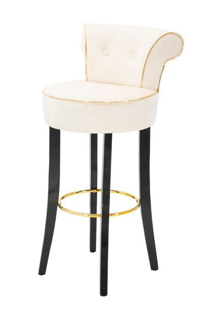 Banco Bar Luxy Creme Cm C-46x48x96