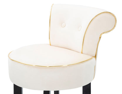 Banco Bar Luxy Creme Cm C-46x48x96