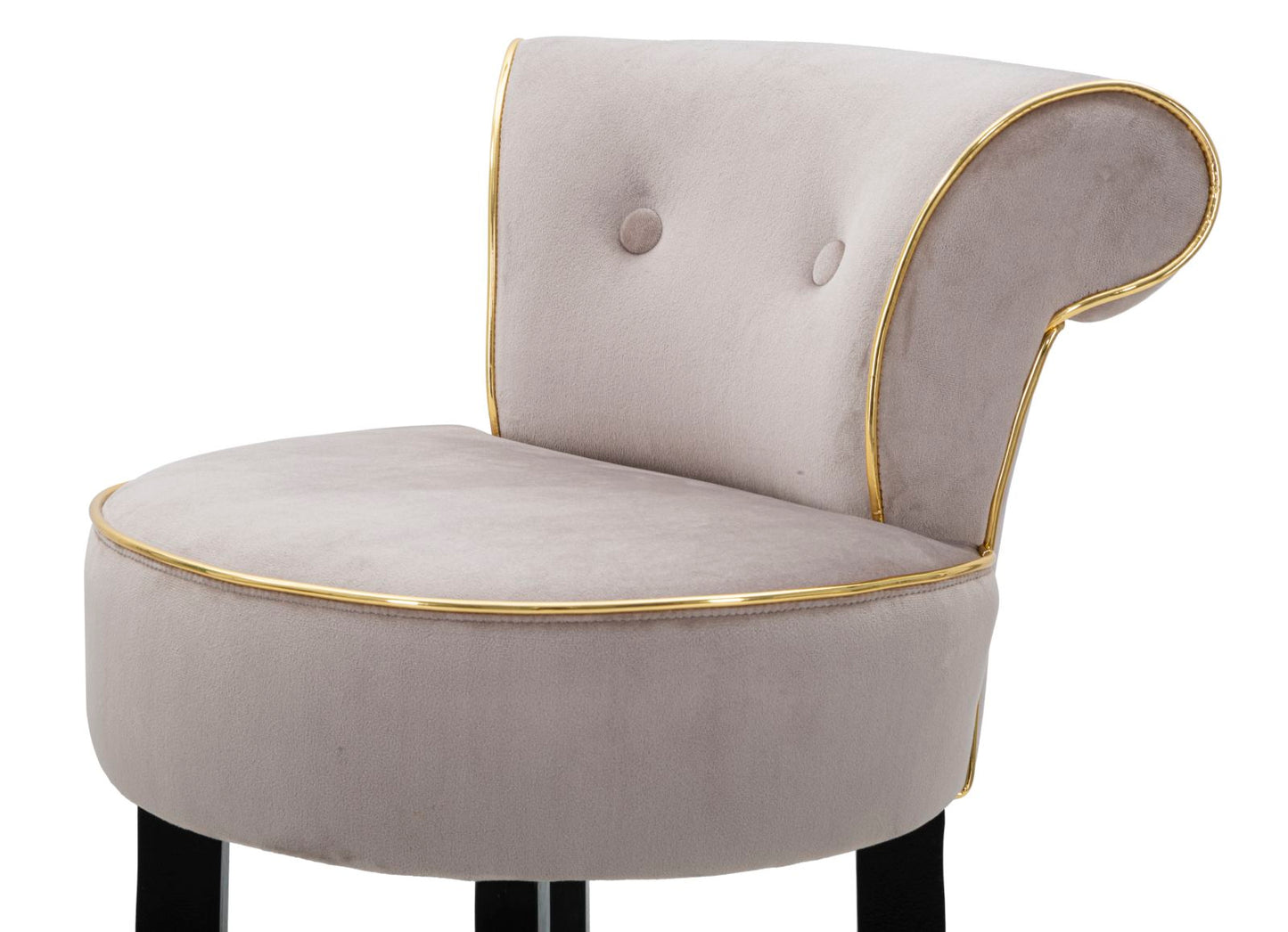 Banco Bar Luxy Grigio Cm 46x48x96