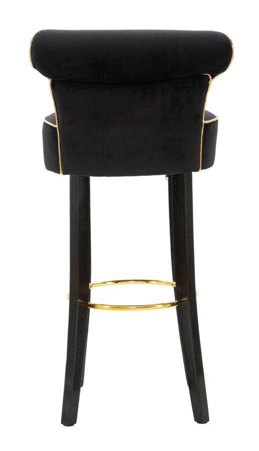 Banco Bar Luxy Preto Cm 46x48x96